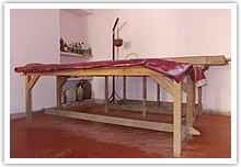 Treatment Room and Self prepared medicines on shelf